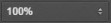 Zoom percentage field.